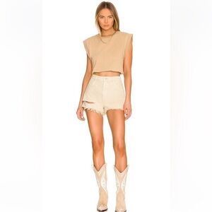 Rolla’s Duster High Rise Slim Shorts in Layla Stone Beige Sz 28